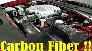 Charger Hellcat Hydro Carbon Dipped Engine Parts !!