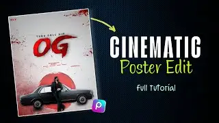 Cinematic Poster Edit in PicsArt | Easy Movie Poster Design Tutorial (Step-by-Step) 2025