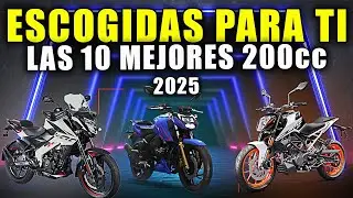 Las 10 MEJORES Motos 200cc Para Dominar La Ciudad en 2025!