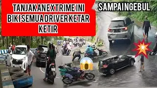 Ngerri !!! Tanjakan extrime jurang ampel Bikin semua driver ketar ketir