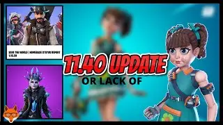Homebase Status Report 11.40. Sort of. Fortnite Save The World (STW)