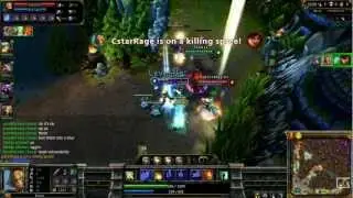 League of Legends montage synced with video game music
