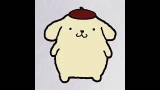 Full video in comments | How to draw Pompompurin #shorts