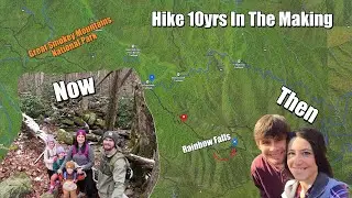 A Hike 10Yrs In the Making | Family Hikes Rainbow Falls | Great Smokey Mountains National Park