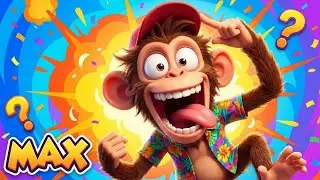 Max the Crazy Monkey Disturbs Everyone! 🐒😂 | Funny Animal Cartoon for Kids