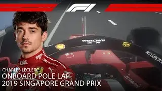 Charles Leclerc's Onboard Pole Lap | 2019 Singapore Grand Prix |
