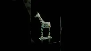 Giraffe - Monika Rubaniuk | Galerie Sous-Terre | Kunst | Sculptuur | Glaswerk | Dier