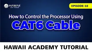 control the processor using CAT6 cable