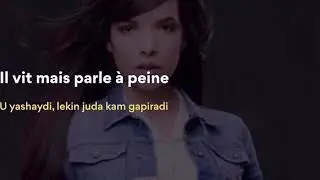 Indila. Love Story. Lyrics tarjima o&rsquo;zbek tilida