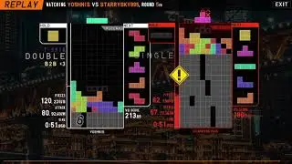 TETR.IO Tetra League Yoshnis vs StarrySky895