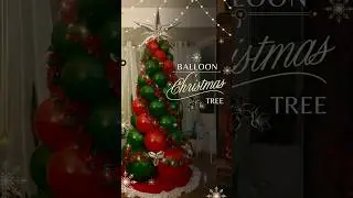 Rockin&rsquo; Around &ldquo;Balloon&rdquo; Christmas Tree 🎄☺️🎈#balloon #balloondecor #christmastree #christmasdecor