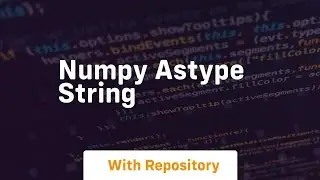 numpy astype string