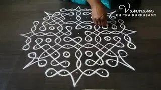 Chikku Kolam designs | Traditional Kolam | Muggulu designs