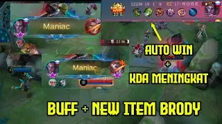 BRODY ITEM SAKIT!!! AUTO WIN+MANIAC