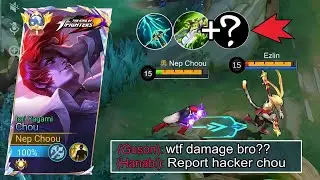 NEP CHOOU FINALLY REAVELS 1HIT SHOT BUILD AND EMBLEM!!(most try this build)Mlbb