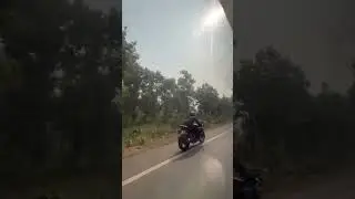 How Salboni Jungle Road look like through window?