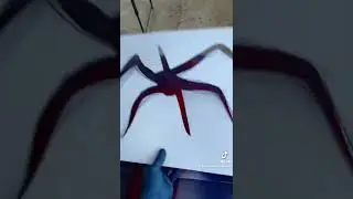 &ldquo;The Mind Flayer&rdquo; #strangerthings #learnwithme #spraypaint