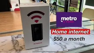 5G Home Internet Metro By T-Mobile 5G Gateway unboxing and set up