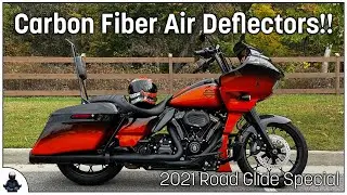 Carbon Fiber Pt 2 - Installing Carbon Visionary Carbon Fiber Air Deflectors on my Road Glide Special