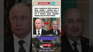 😱Russia Expands Military Footprint in Algeria Amid North Africa Push 🙏❤️ #shorts #russia #africa