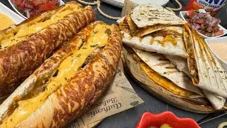 كساديا دجاج وصفة مكسية  بلمسة تفرميج جزائرية  بنة رائعة ومقبلات لي برفقوهpoulet quesadella