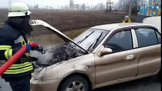 Рятувальники ліквідували пожежу автомобіля!