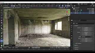 Blender camera projection