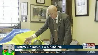 Sen. Tom Brewer returns to Ukraine to witness warzone