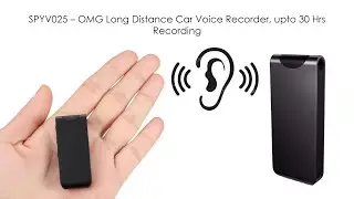 SPYV025 &ndash; OMG Long Distance Car Voice Recorder, upto 30 Hrs Recording