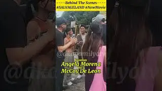 Angela Morena & MacCoy de Leon | Behind The Scenes #salvageland #mia #caloy #shorts