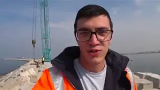 ADYR Construction -  Breakwater building. Usual day.