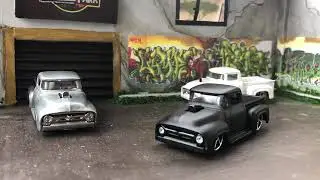 Ford Truck 1956 Hot Wheels Anokes Custom (Short Video)