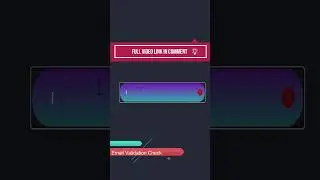 Email Validation Check Using JavaScript