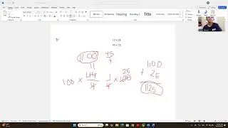 Multiplication by 25 trick