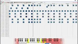 Spongebob Grass Skirt Chase song in Minecraft Note Block Studio