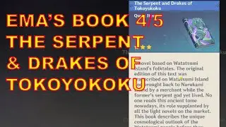 The Serpent and Drakes of Tokoyokoku Book Location Collect the Five Lost Books Genshin Impact