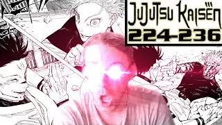 JUJUTSU KAISEN CHAPTER 224 - 236 | GOJO VS SUKUNA. ONE OF THE COOLEST FIGHTS I'VE EVER SEEN.