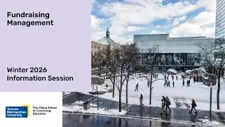 Fundraising Management Winter 2026 Info Sessions