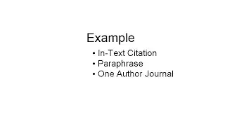 one author journal cite