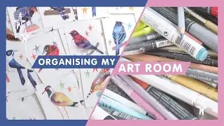 Organising my art room +  tour