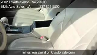 2002 Toyota Avalon XLE for sale in Jennings, LA 70546 at the