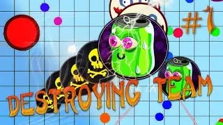 BEST DESTROYING TEAM IN AGAR.IO #1