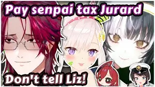 Shiori asks Jurard for senpai tax and a sudden lore drops for Jurard [HoloPro]