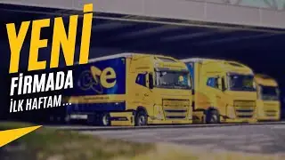 Yeni firmada ilk iş günüm // Avrupada tırcılık  #volvotrucks