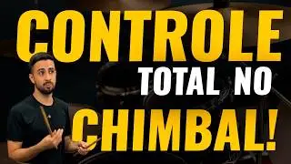 Como tocar o CHIMBAL na bateria (passo a passo)