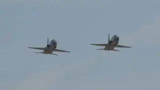 T-38 Talon. Sacramento Mather Airport. California Capital Airshow. Sunday. 2023. 4K 60fps.