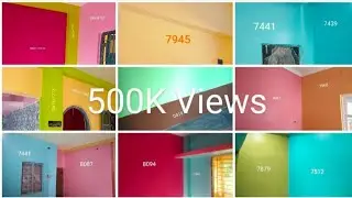 beautiful bedroom dining room ||Asianpaints royale shyne colour code number || colour combinations ,