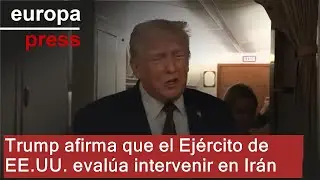 Trump dice que el Ejército de EEUU está 