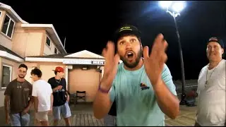 Roman Catholic RAGES Against Street Preacher!!! Cross Wearing 
