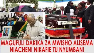 SIRI NZITO YA KIFO CHA MAGUFULI  ALISEMA WAMBIENI MADAKTARI WANIACHE TU NIKAFIE NYUMBANI